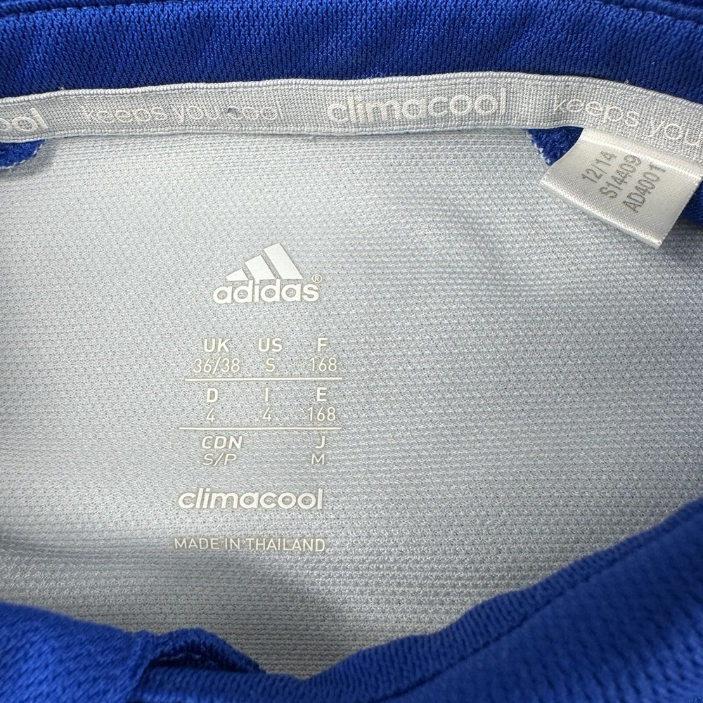 Adidas 2014-2015 England Cricket Waitrose Climacool Polo Shirt Mens Sz S EUC - Picture 4 of 10
